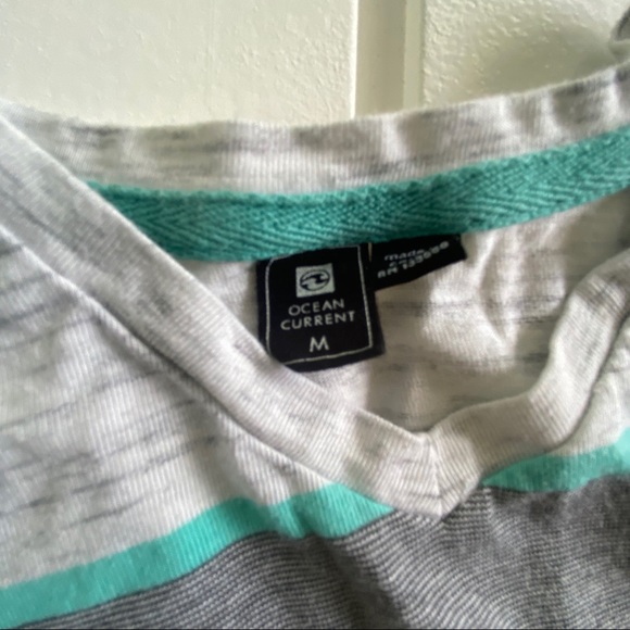 Ocean Current V-Neck Short Sleeve Top Size Medium - Picture 4 of 4